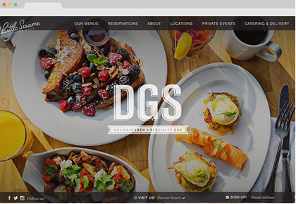 DGS Delicatessen Website